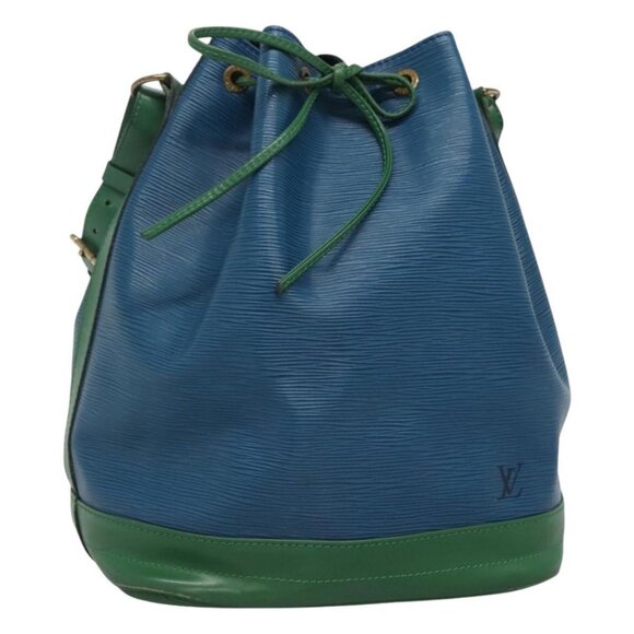 LOUIS VUITTON Epi Noe Shoulder Bag Bicolor Green Blue M44044 LV Auth 115009 - Picture 1 of 16